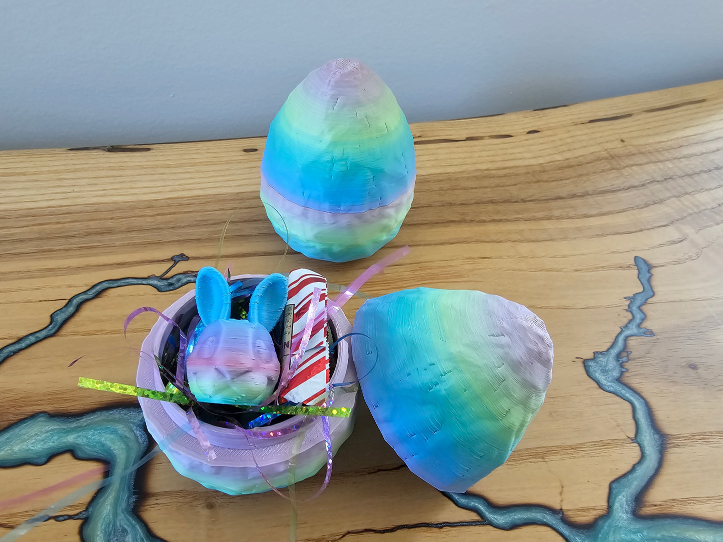 Easter Bundle -  Enchanted Crystallized Egg & Mini Bunny