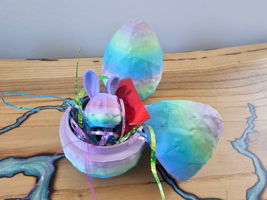 Easter Bundle -  Enchanted Crystallized Egg & Mini Bunny